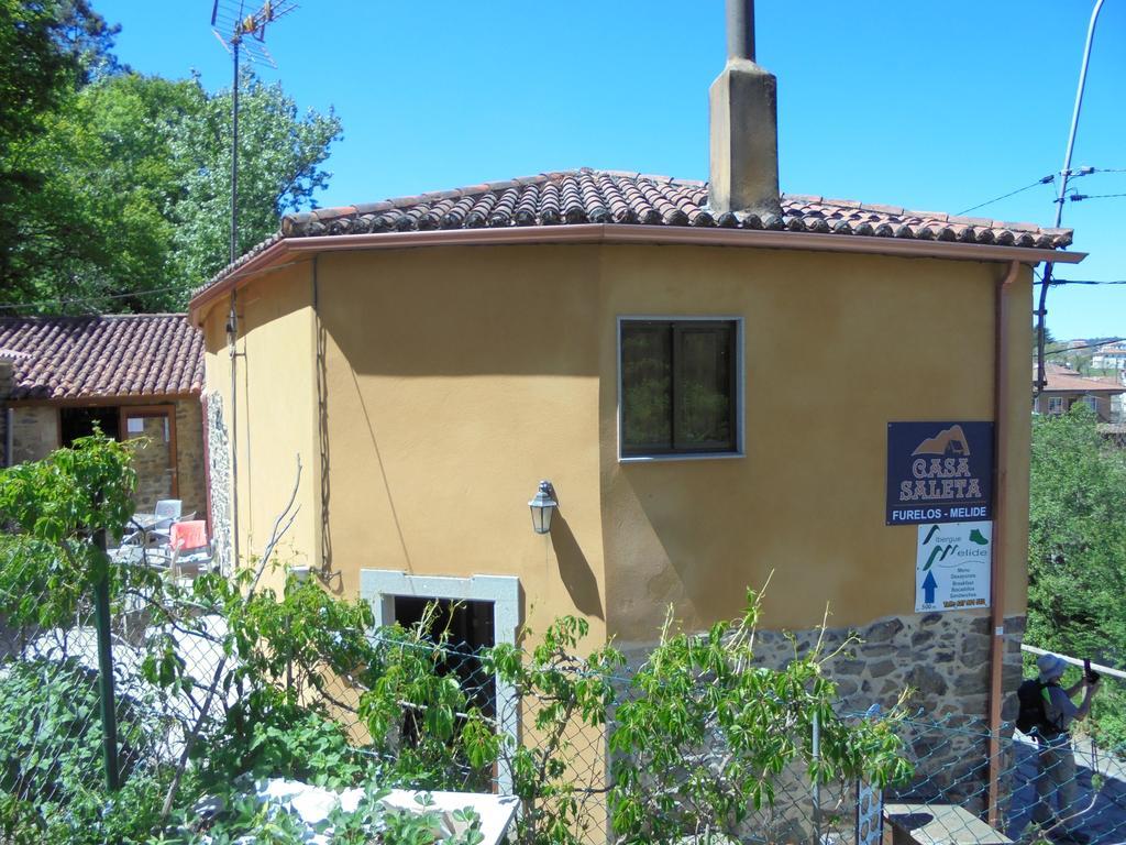 Hostal Casa Saleta Melide Exterior foto
